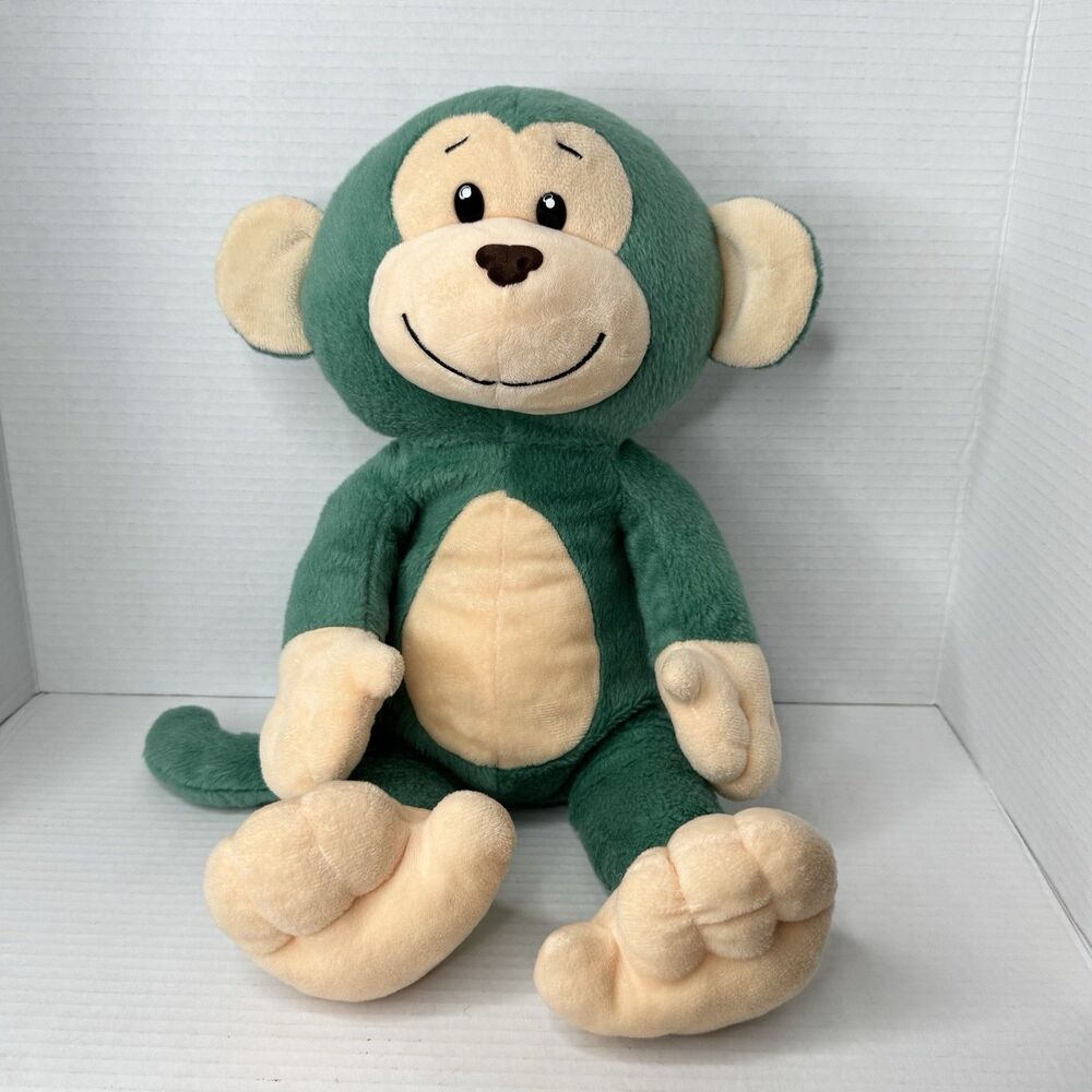Impact Merchandise 17"‎ Monkey Plush Stuffed Animal Toy Green Tan